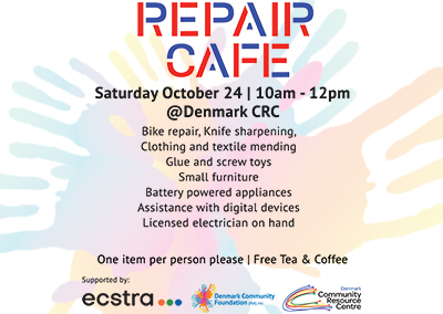 Oct 24 Repair Cafe